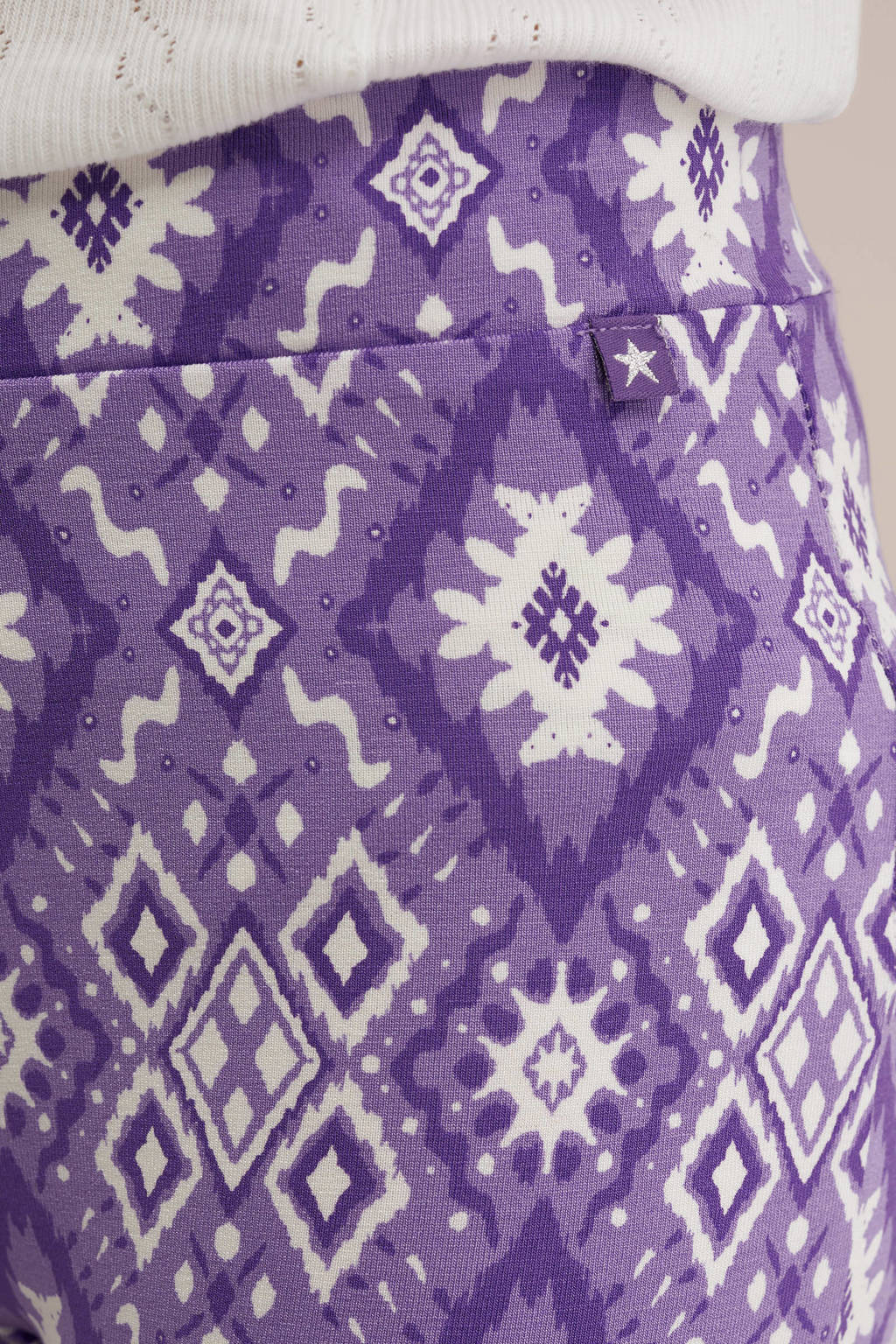 WE Fashion broek met all over print