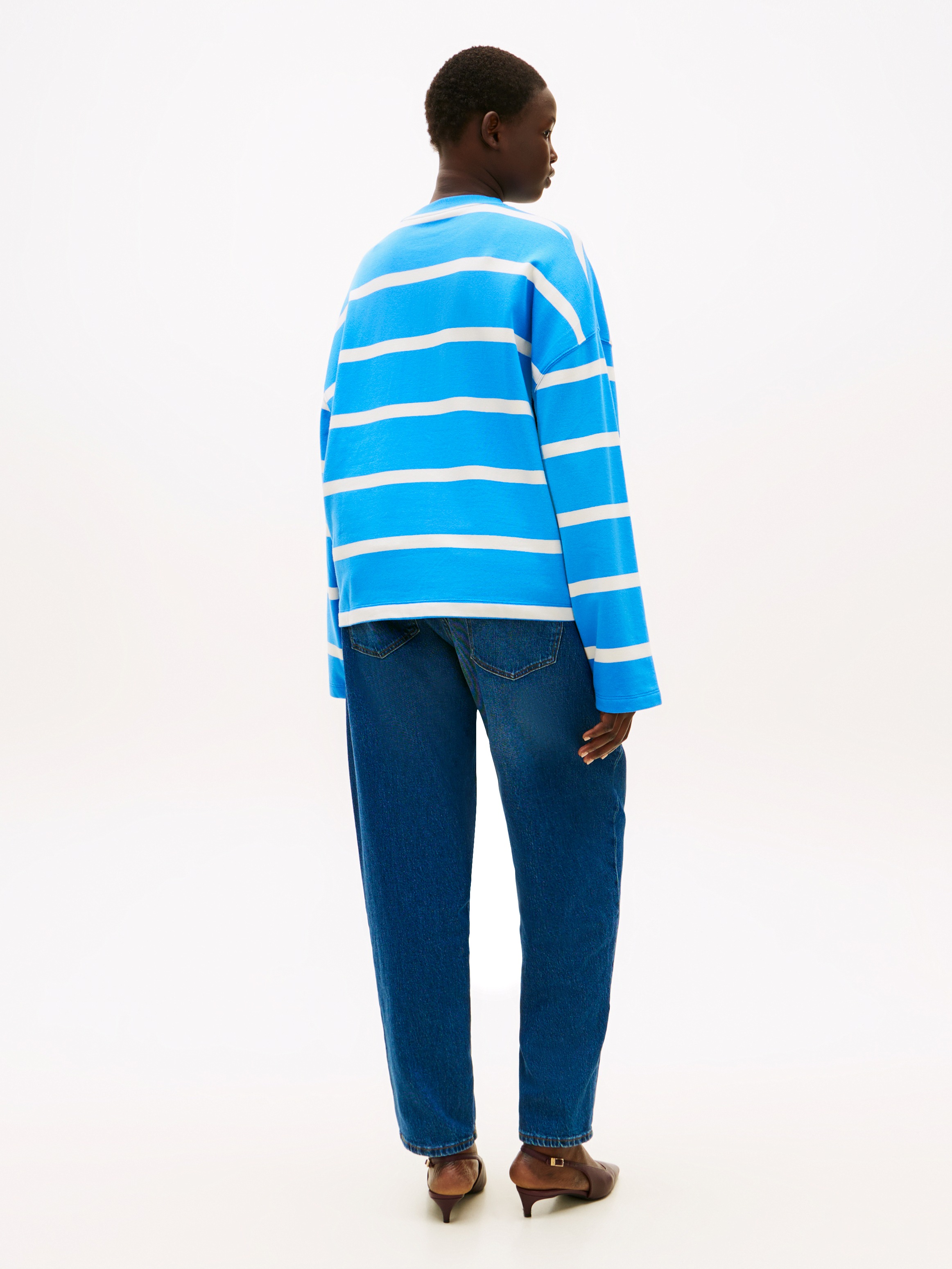 Tommy Hilfiger Curve Sweatshirt »CRV TH SCRIPT MDRN TERRY SWTSHRT«, in grossen Grössen