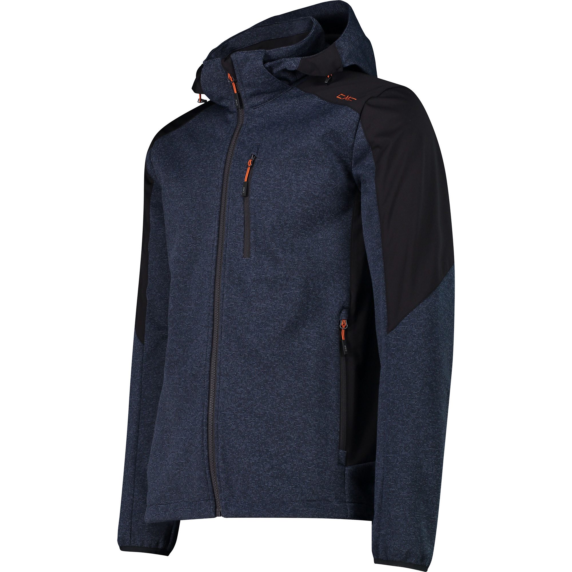 CMP Zip Hood Softshelljacke Herren anthrazit