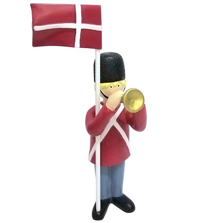 Kids by Friis Bordpynt - 14 cm - Soldat m. Dannebrog