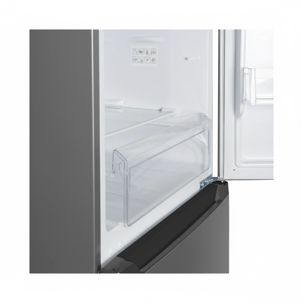 Kibernetik FSP Kühl-Gefrierkombination 262 Liter Chrom