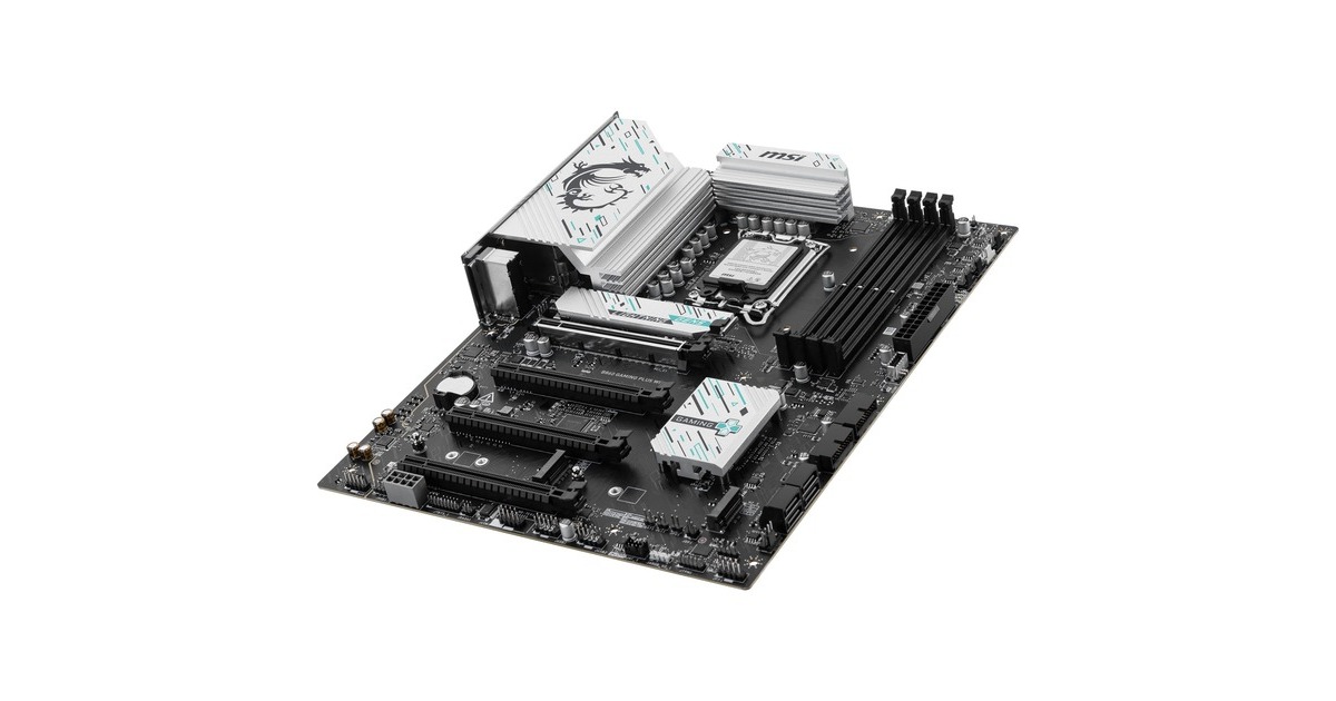 MSIB860 GAMING PLUS WIFI socket 1851 moederbord  (RAID, 5Gb-LAN, Wi-Fi 7, BT, Sound, ATX)