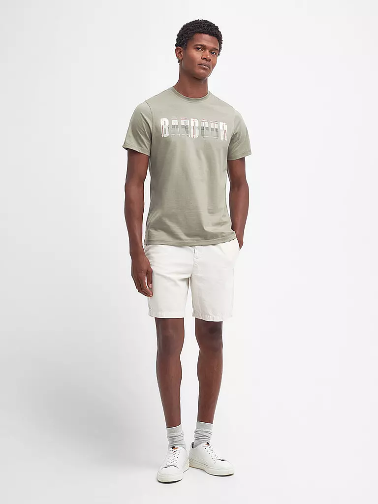 BARBOUR T-Shirt THURNFORD hellgrün