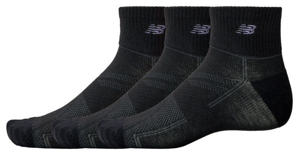 Chaussettes (3 paires) New Balance Running Repreve Noir