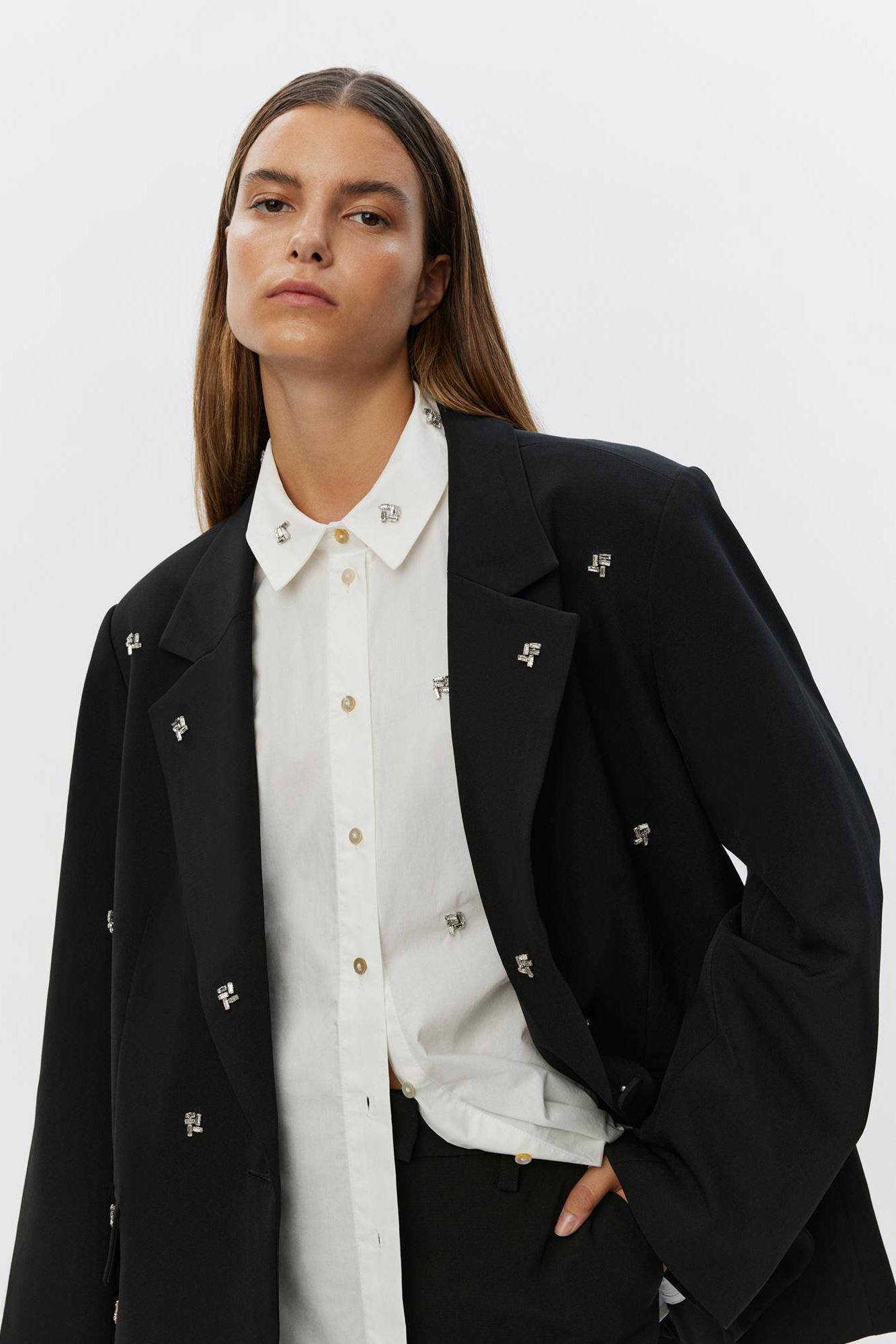 Sofie Schnoor oversized blazer zwart
