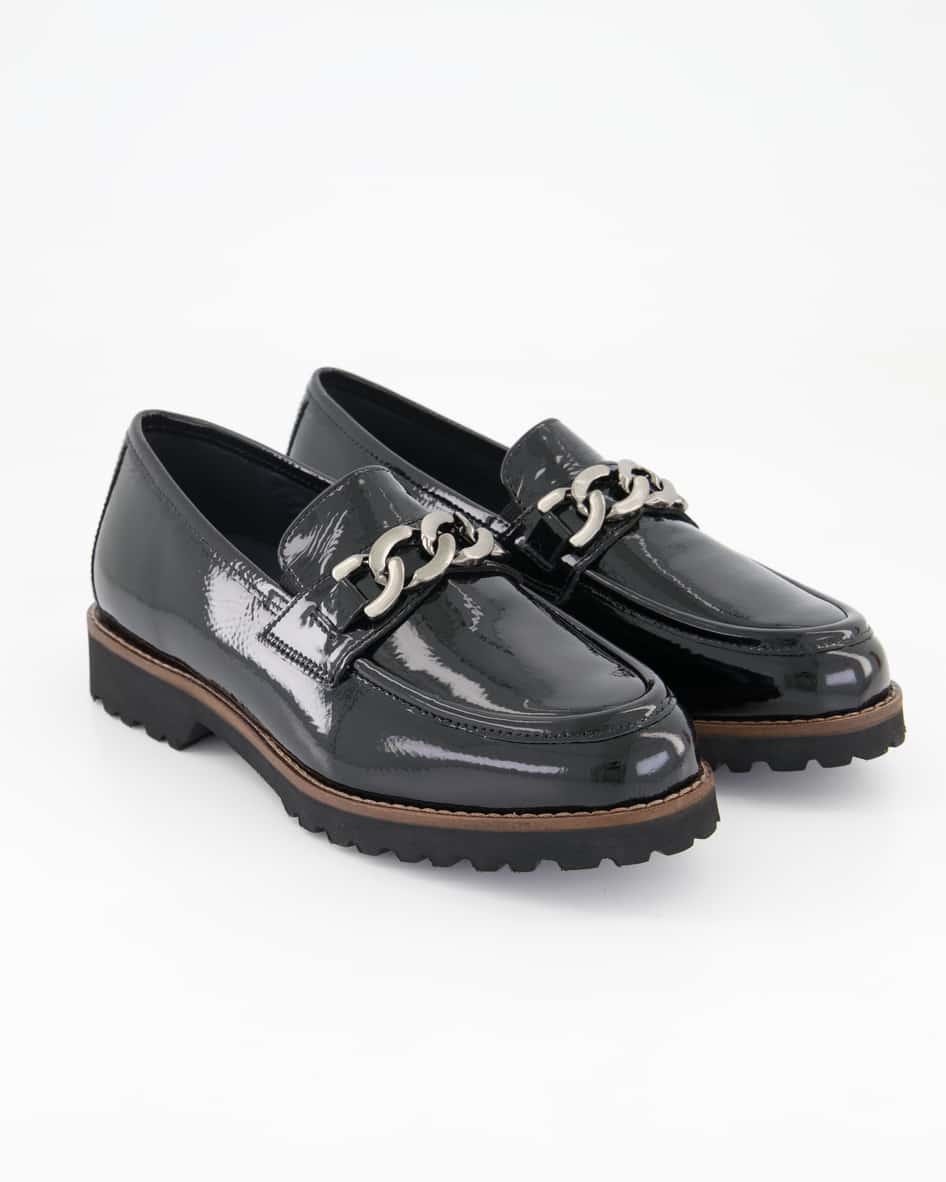 Sioux Meredith-734-H Slipper in Schwarz