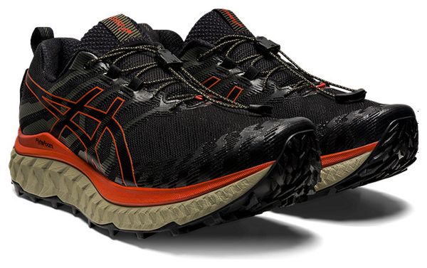 Chaussures Trail Running Asics Trabuco Max Noir Khaki Orange
