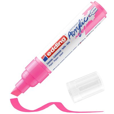 Edding 5000 - Marqueur acrylique - rose fluo