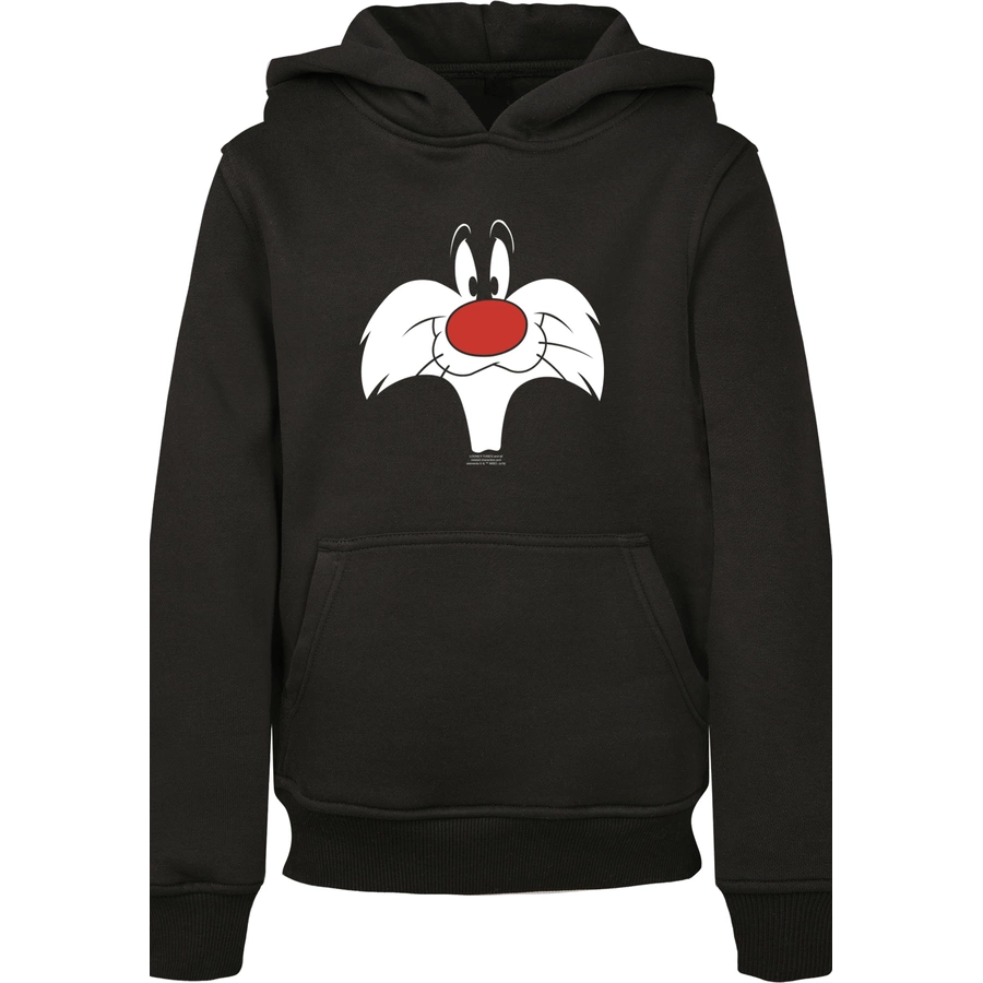 F4NT4STIC Hoodie Looney Tunes Sylvester Big Face schwarz