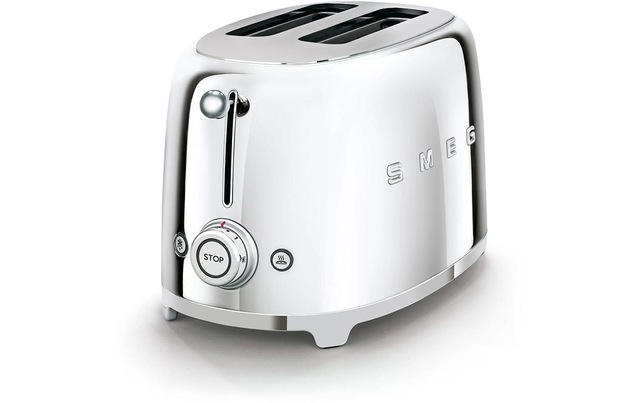 Smeg Toaster »50'S Retro Style TSF01SSEU Metall« für 2 Scheiben