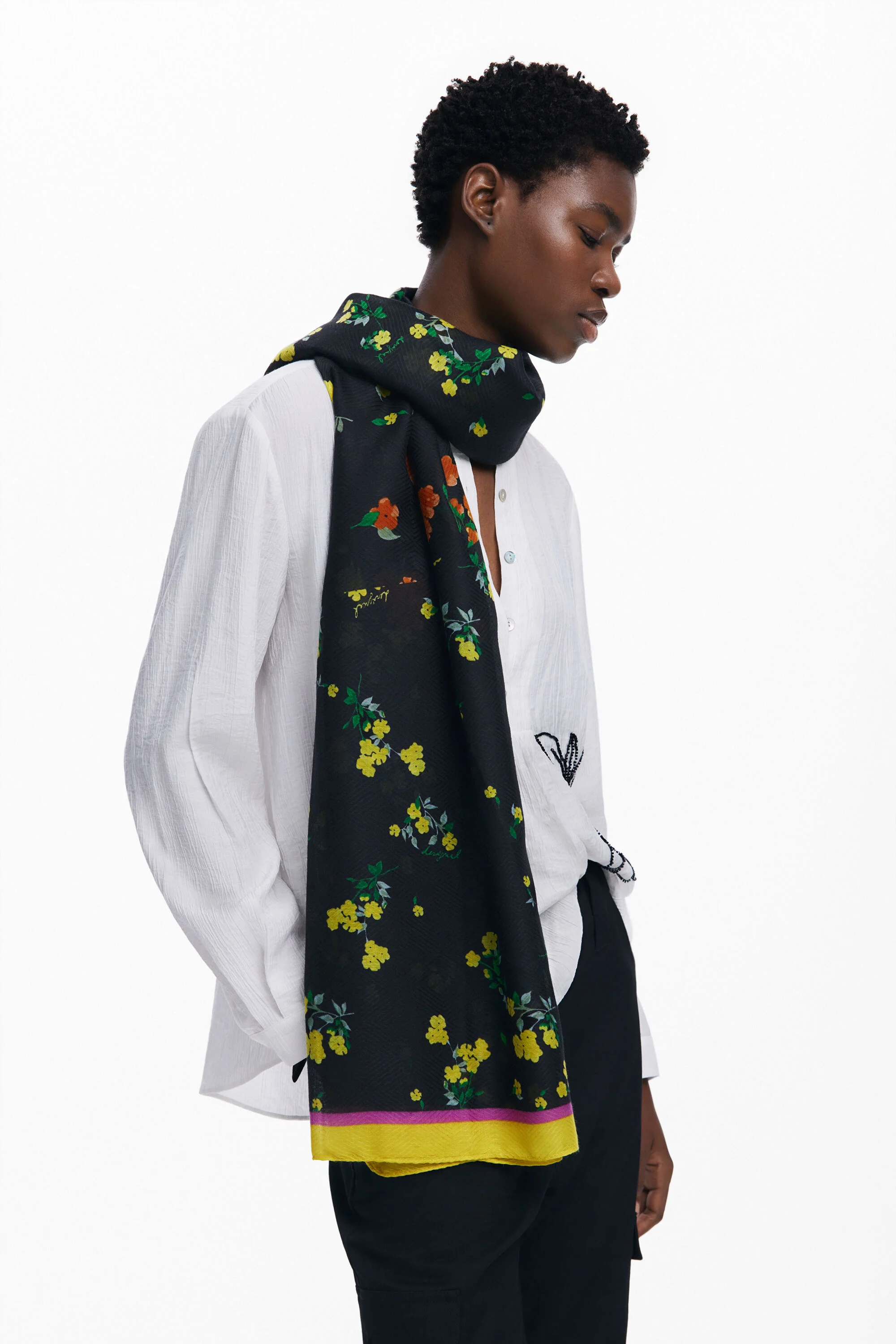 Foulard flores