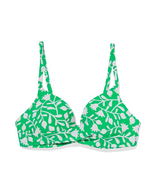 haut de bikini femme vert
