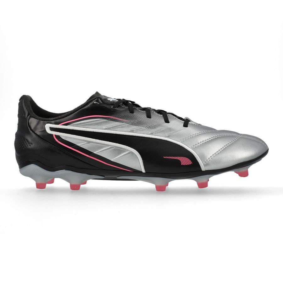 PUMA King Pro FG/AG Audacity - Argenté/Noir/Sun Struck/Blanc