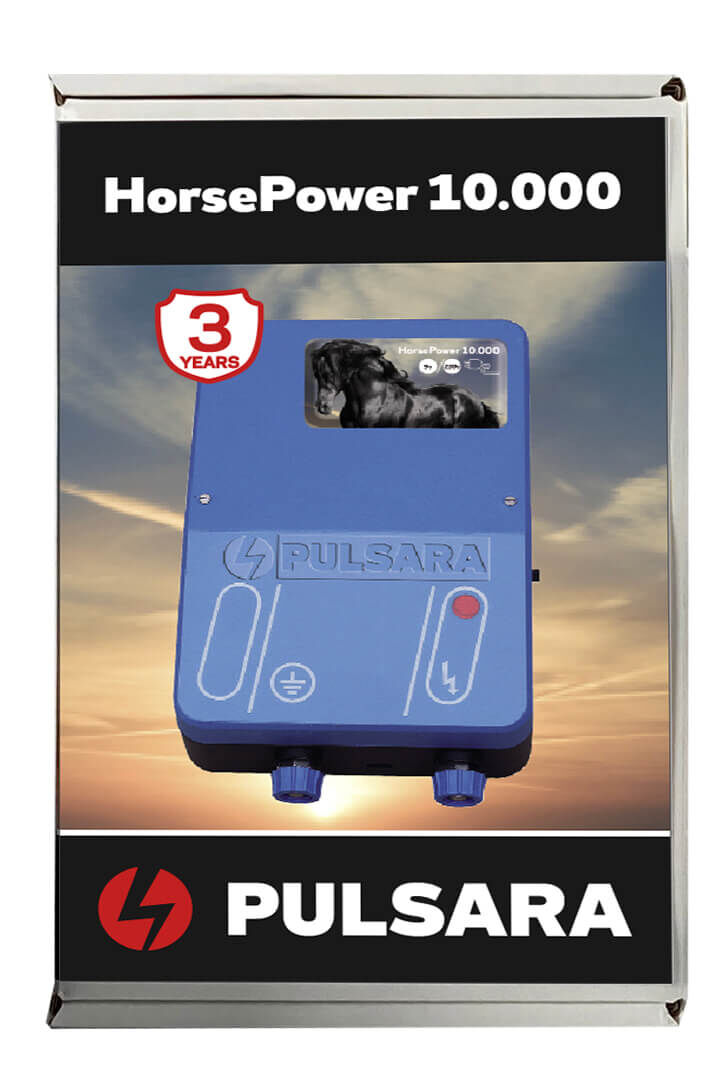 Pulsara Horsepower 18.000 - Lichtnet schrikdraadapparaat - 27.5 cm - 230V - 1.8 Joule - 15.5 cm