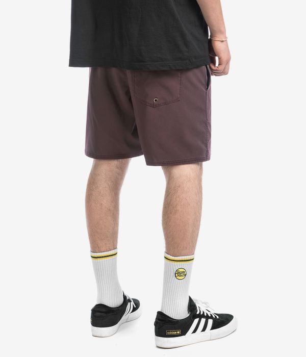 RVCA VA Pigment Elastic Shorts (new plum)