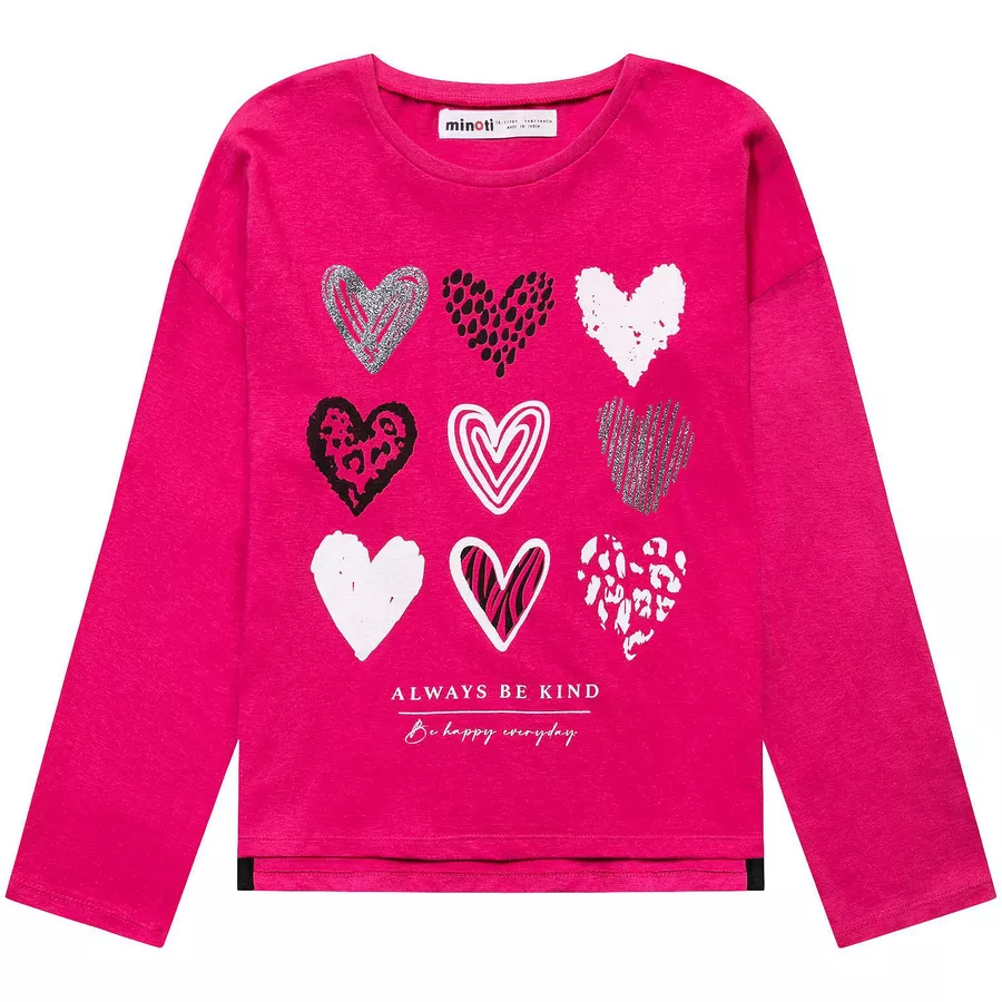 MINOTI 3er-Pack Longsleeves Rosa