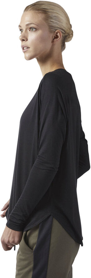 Reebok TS Long Sleeve T-shirt Sort