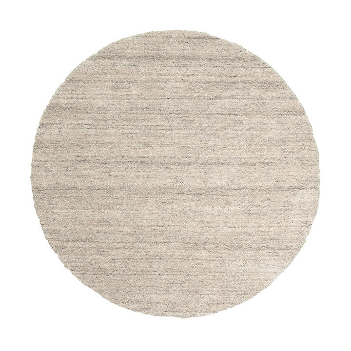 Rond Berber vloerkleed - Aicha Taupe | Comfortabel