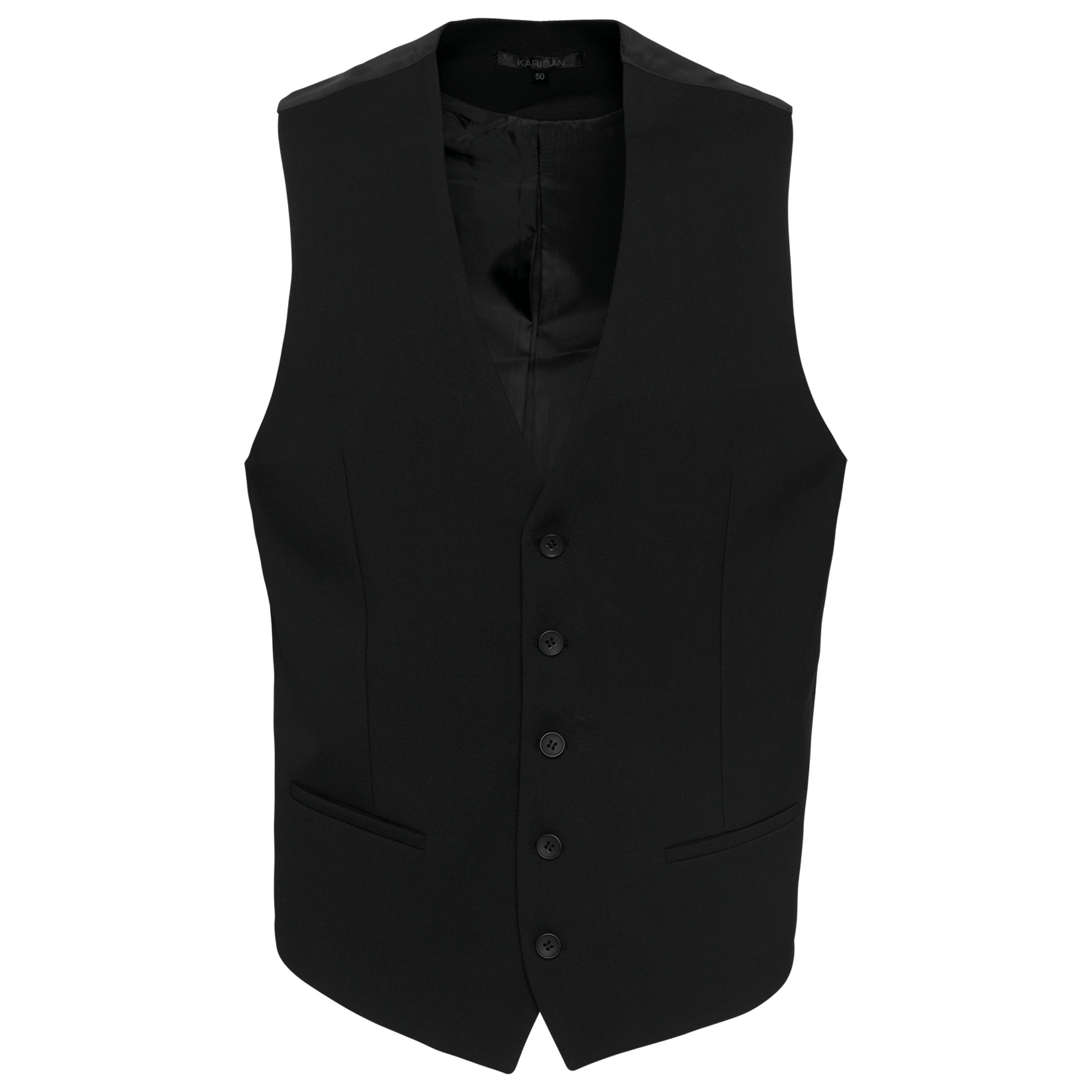 Kariban K501 - Gilet Élégant Homme Kariban Noir Chic