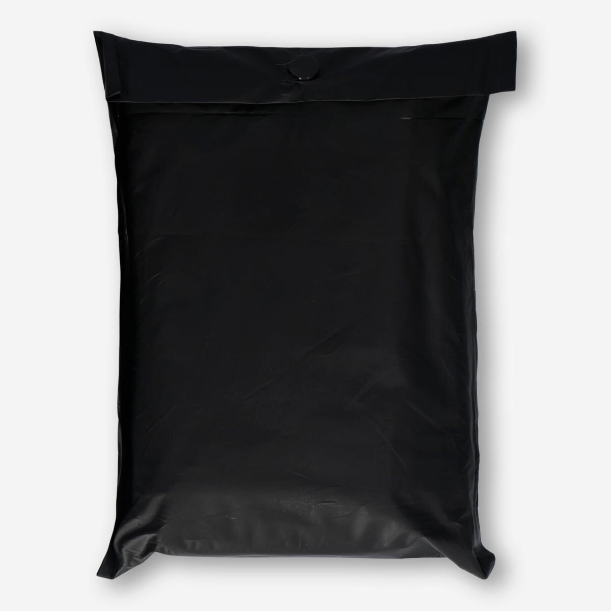 Sort regnponcho til voksne
