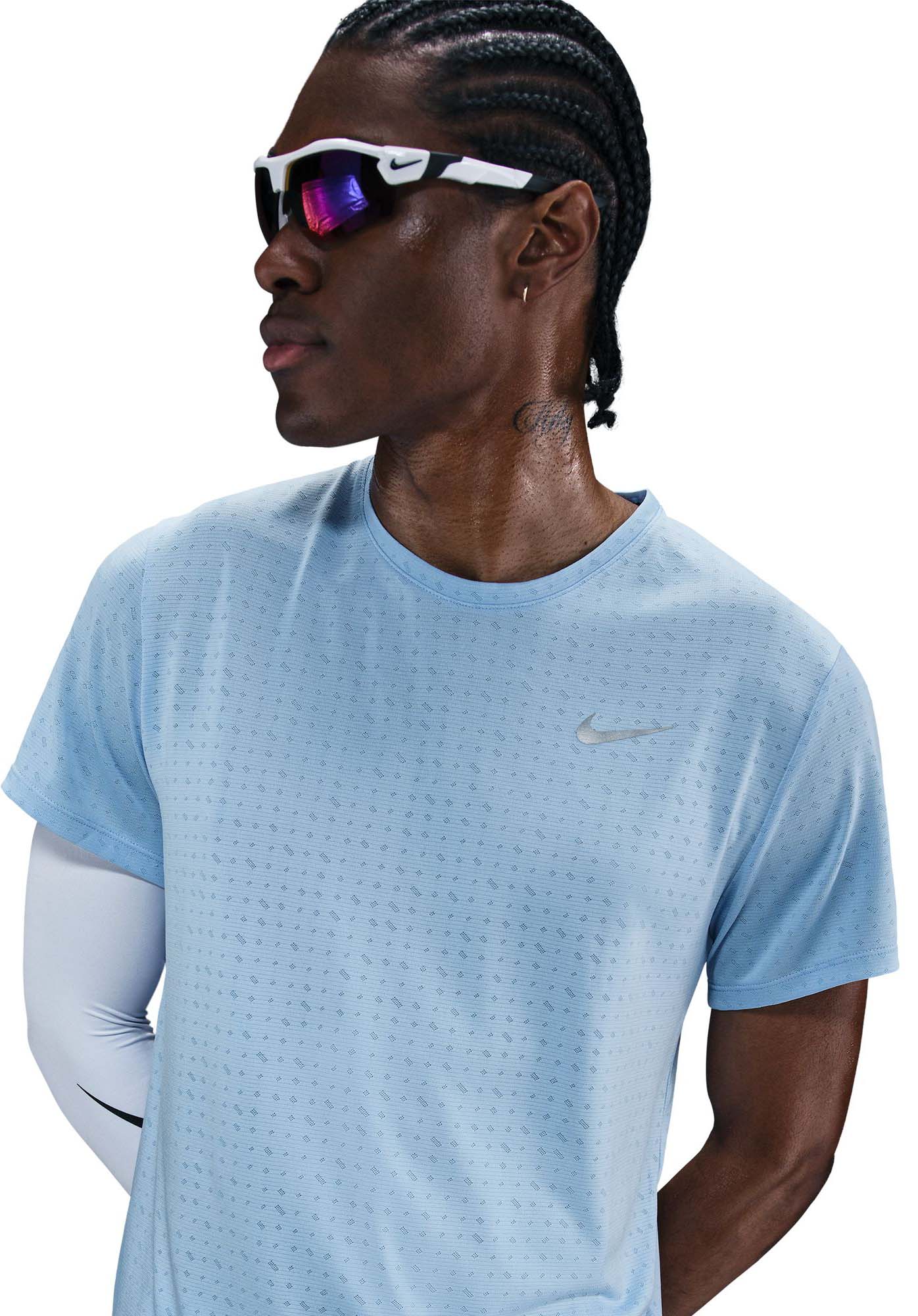Dri-FIT Breathe Miler SS Tee Herre 422/Psychic Blue/Reflective Silver
