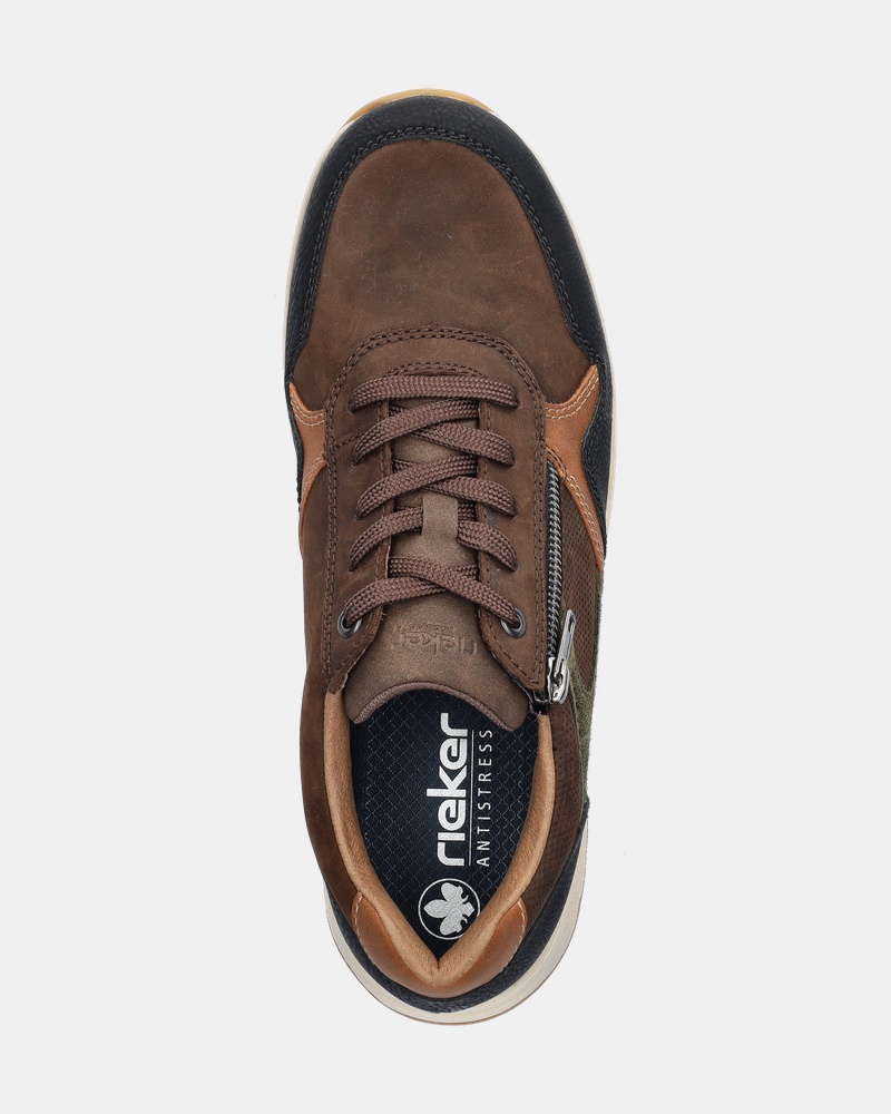 Rieker Lage sneakers  - bruin