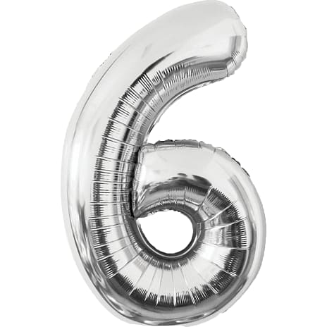 Salling folieballon 35 cm 6-tal - Flere varianter - Assorteret