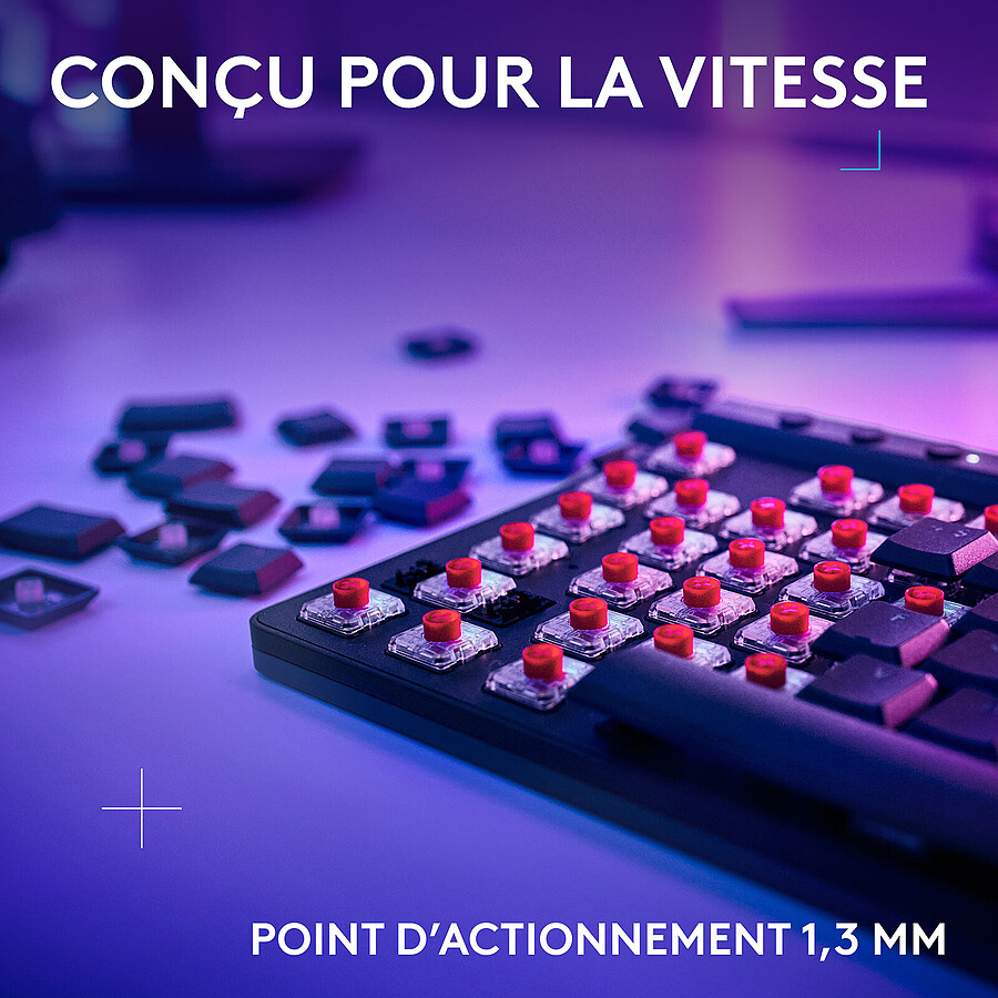 Logitech G G515 Lightspeed TKL - GL Tactile - Noir