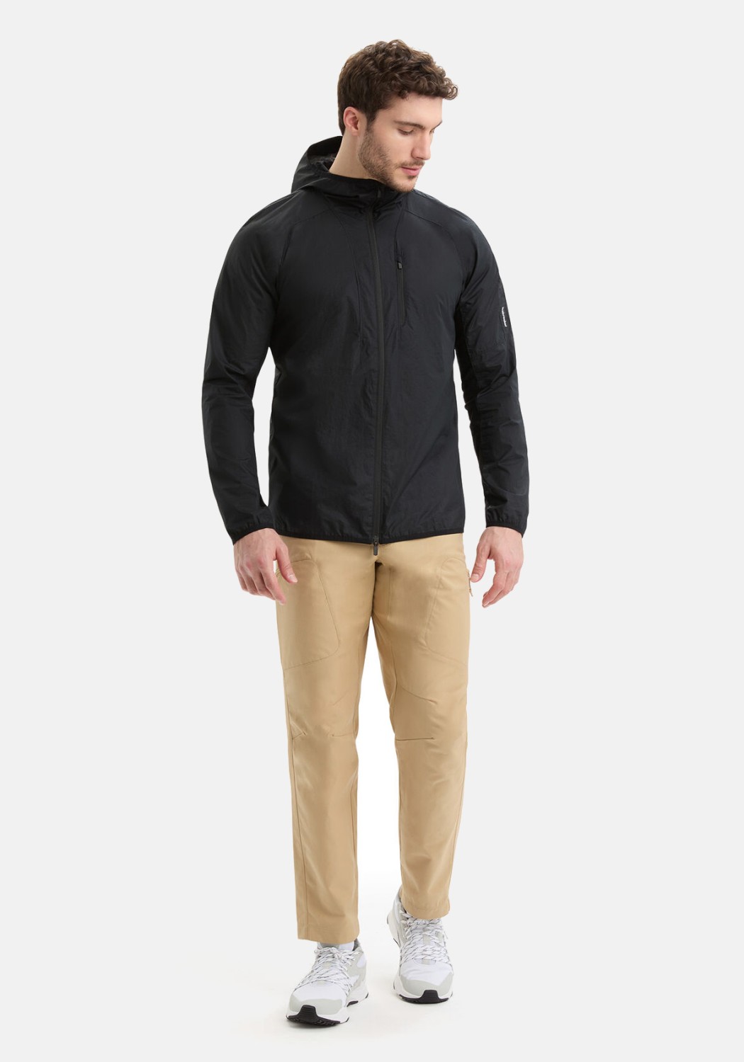 Icebreaker Herrenjacke Shell  Windbreaker Black