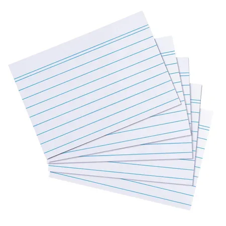 Herlitz Karteikarten DIN A8, liniert, 170gm2, weiß, 1000 Stück