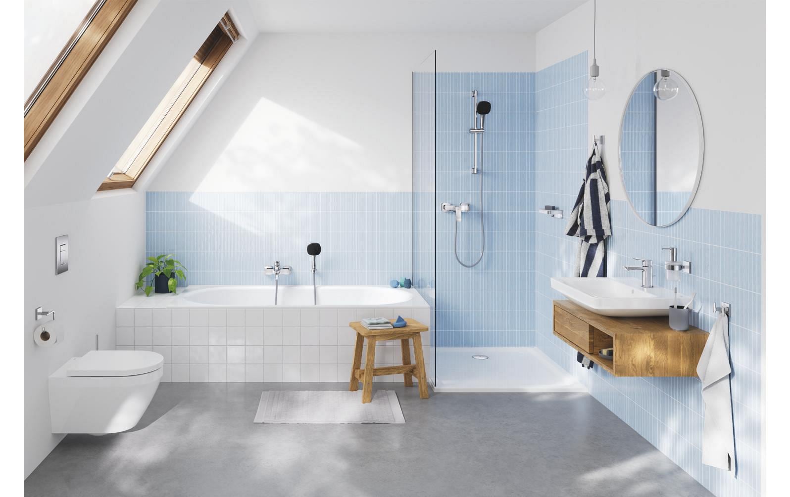 Bademantelhaken Start Cube ChromModerner Badezimmerhaken