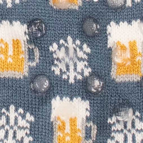 Chaussettes Bières de Noel bleu