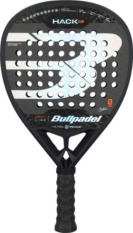De Hack 03 - Racket - Zwart - Carbon - MultiEva