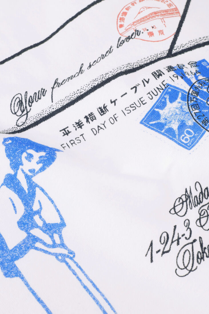 EDWIN witte edwin t-shirt postal ts single jersey