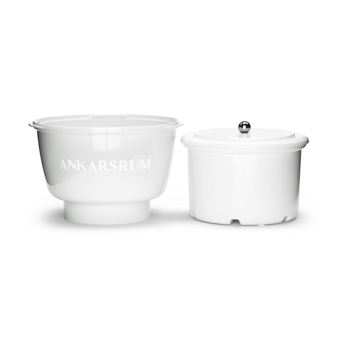 AKM 6230 kjøkkenmaskin med iskremmaskin, silver