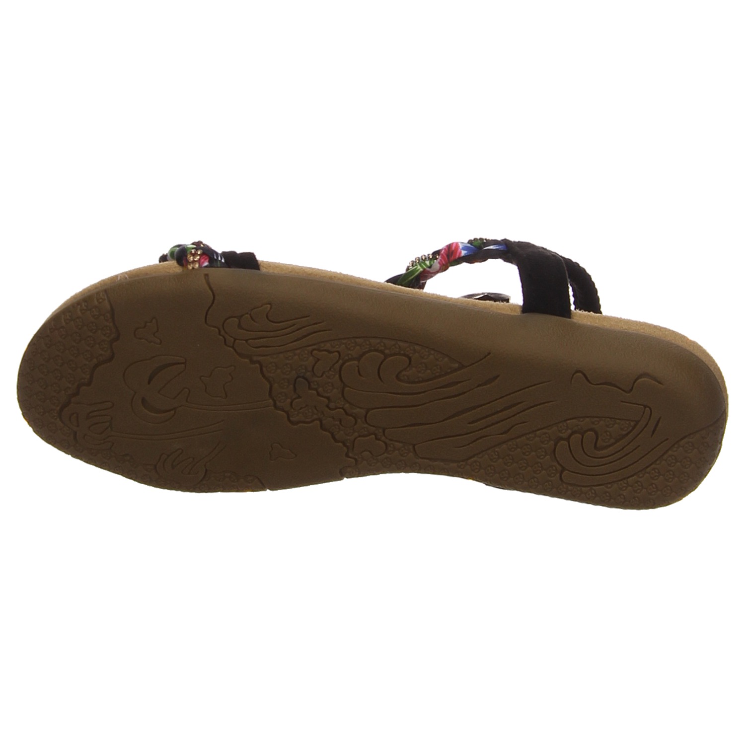 2GO Shoes Sandale bunt schwarz