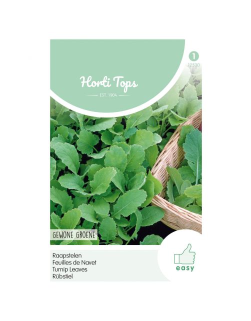 Hortitops Raapstelen Groene - Groentezaden - 10 g