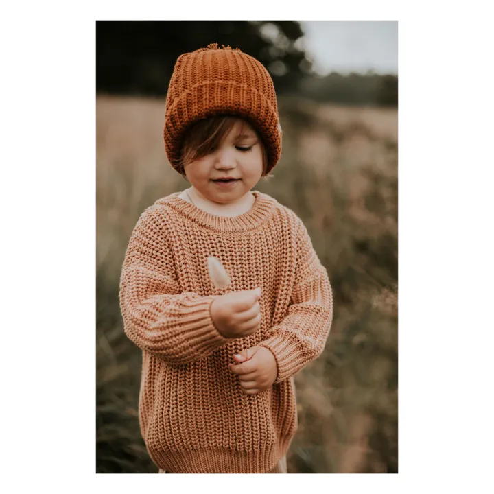 Yuki Pull Chunky Coton Bio | Vieux Rose