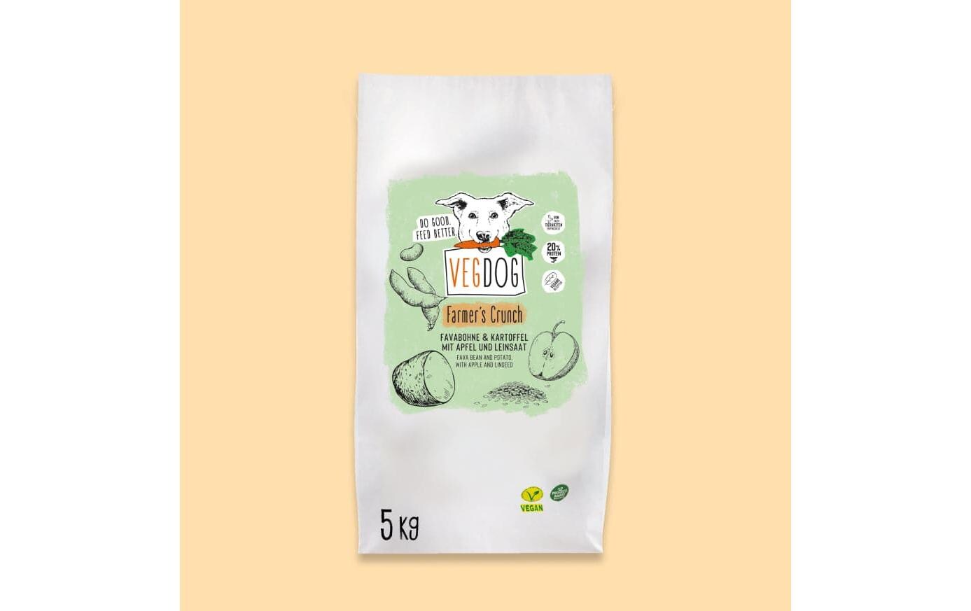 Trockenfutter Farmer's Crunch 5 kgHypoallergenes Alleinfuttermittel für ausgewachsene Hunde