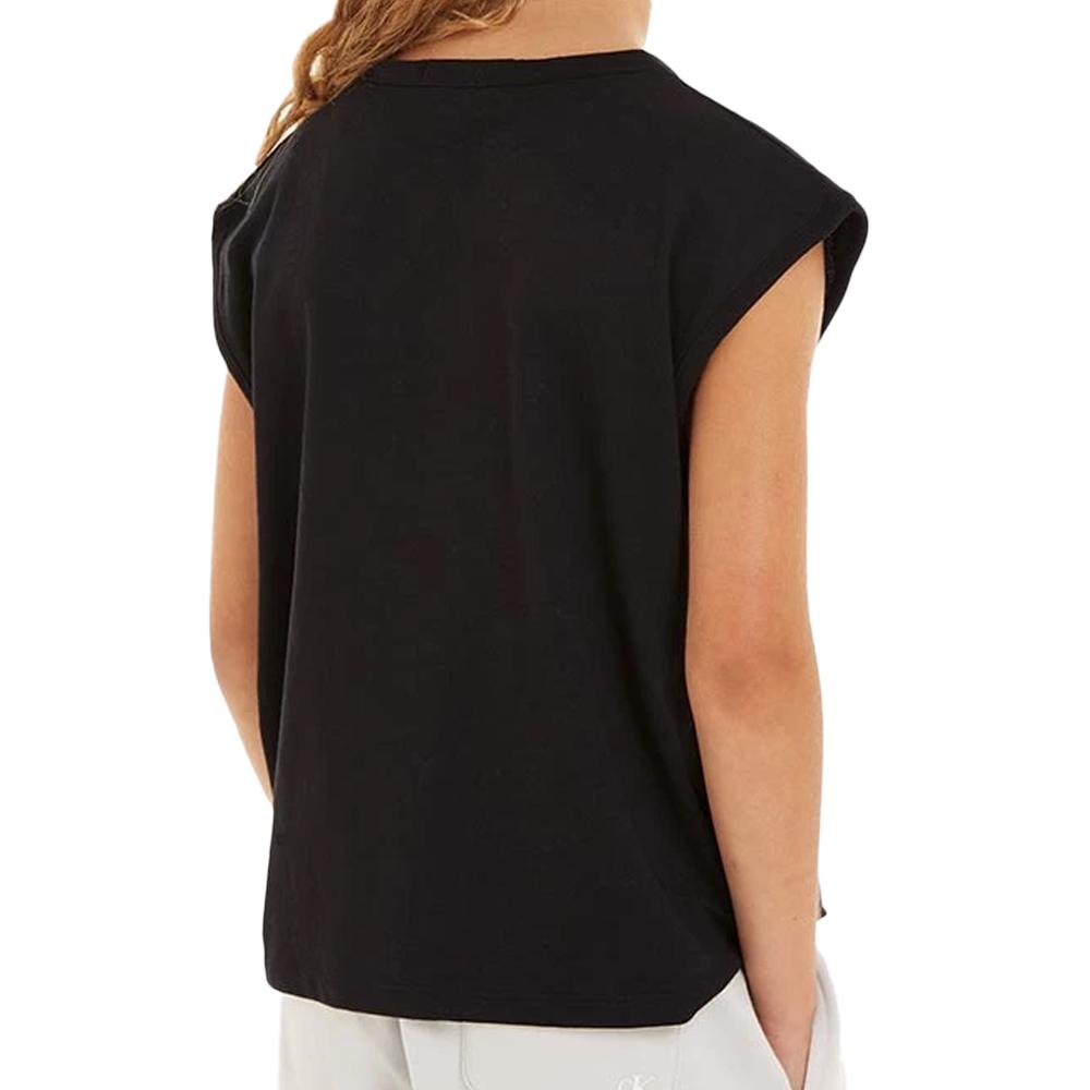 Calvin Klein Jeans Débardeur Noir Fille Calvin Klein Jeans Monologo