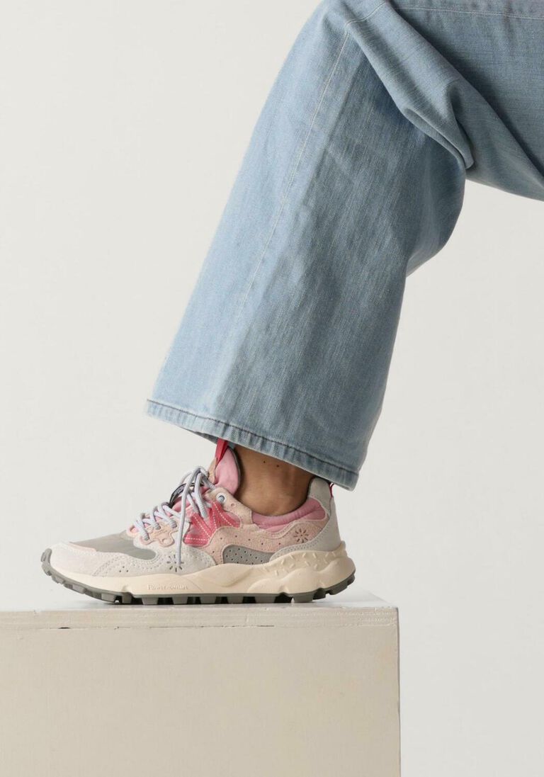 FLOWER MOUNTAIN grijze flower mountain lage sneakers yamano 3 woman