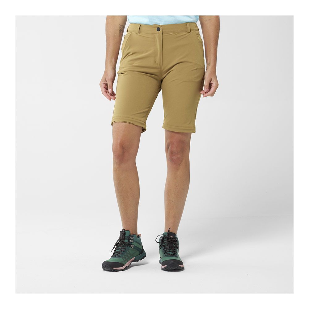 Lafuma ACTIVE ZIP-OFF - Pantalon convertible Femme gold umber