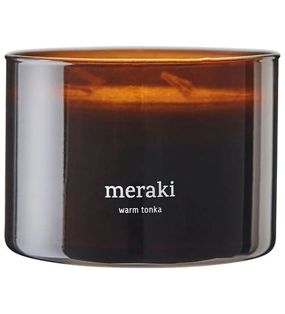 Meraki Duftkerze - 340g - Dark Wood
