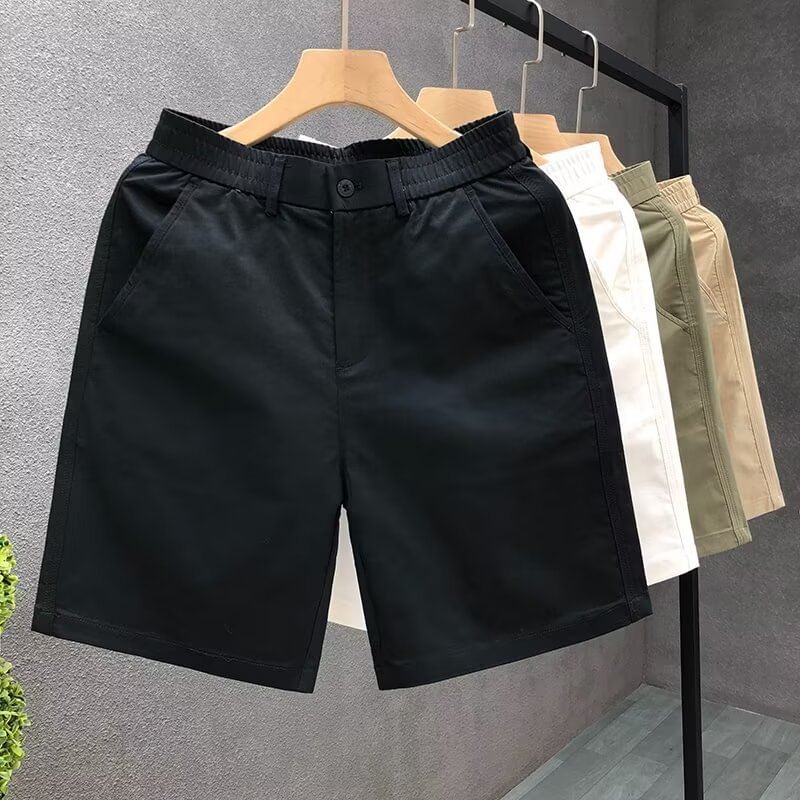 Cowpow - Effen shorts met elastische taille