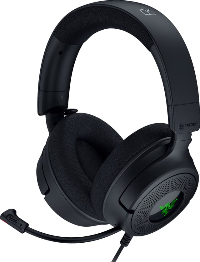 Razer Kraken V4 X gaming-høretelefoner (sort)