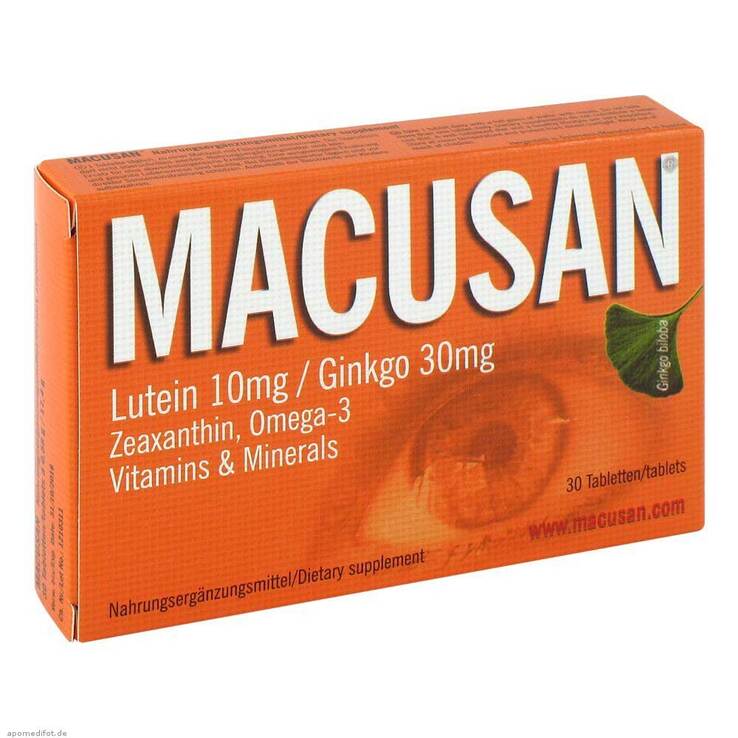 Macusan Tabletten, 30 St