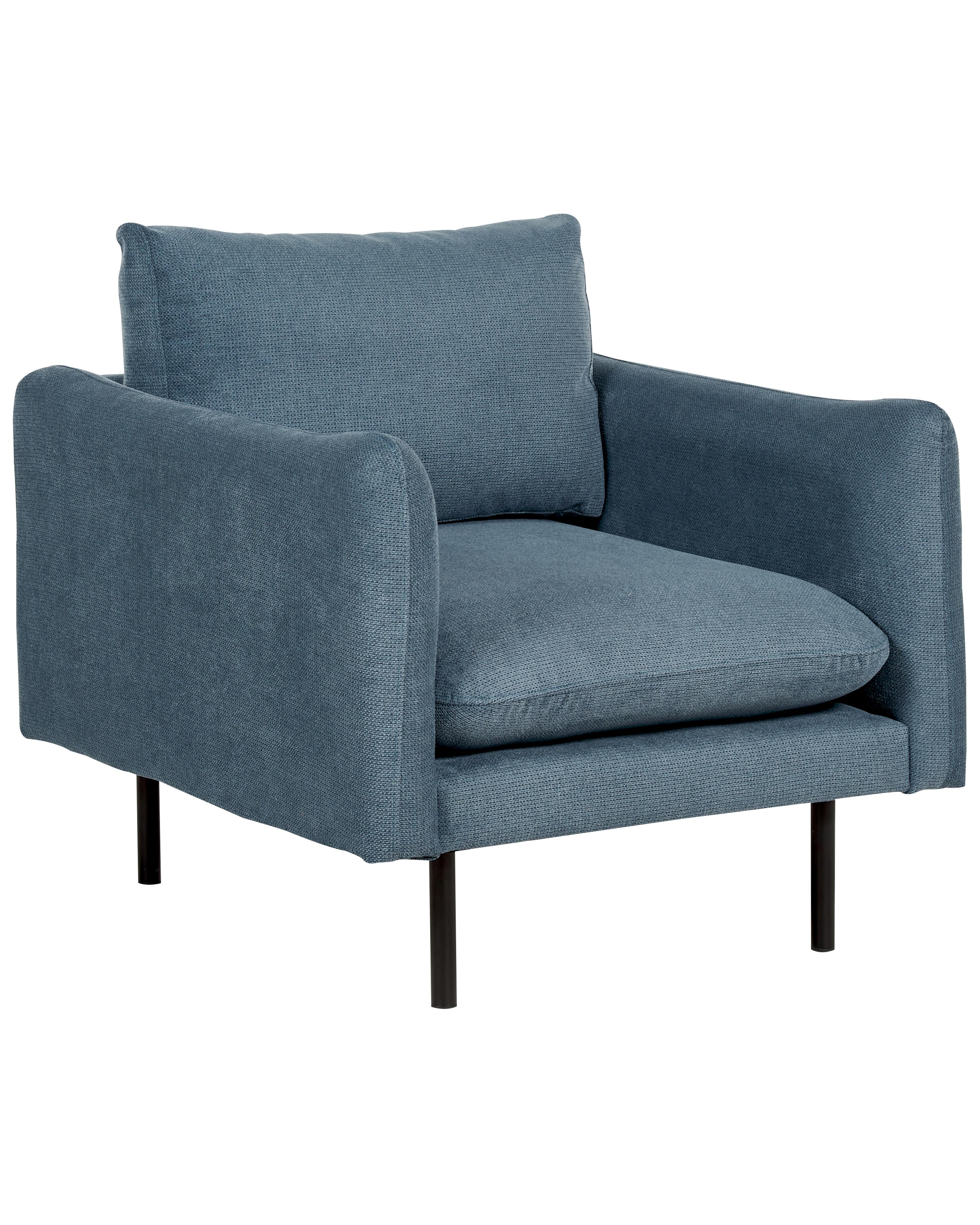 Fauteuil VINTERBRO Chenille Blauw