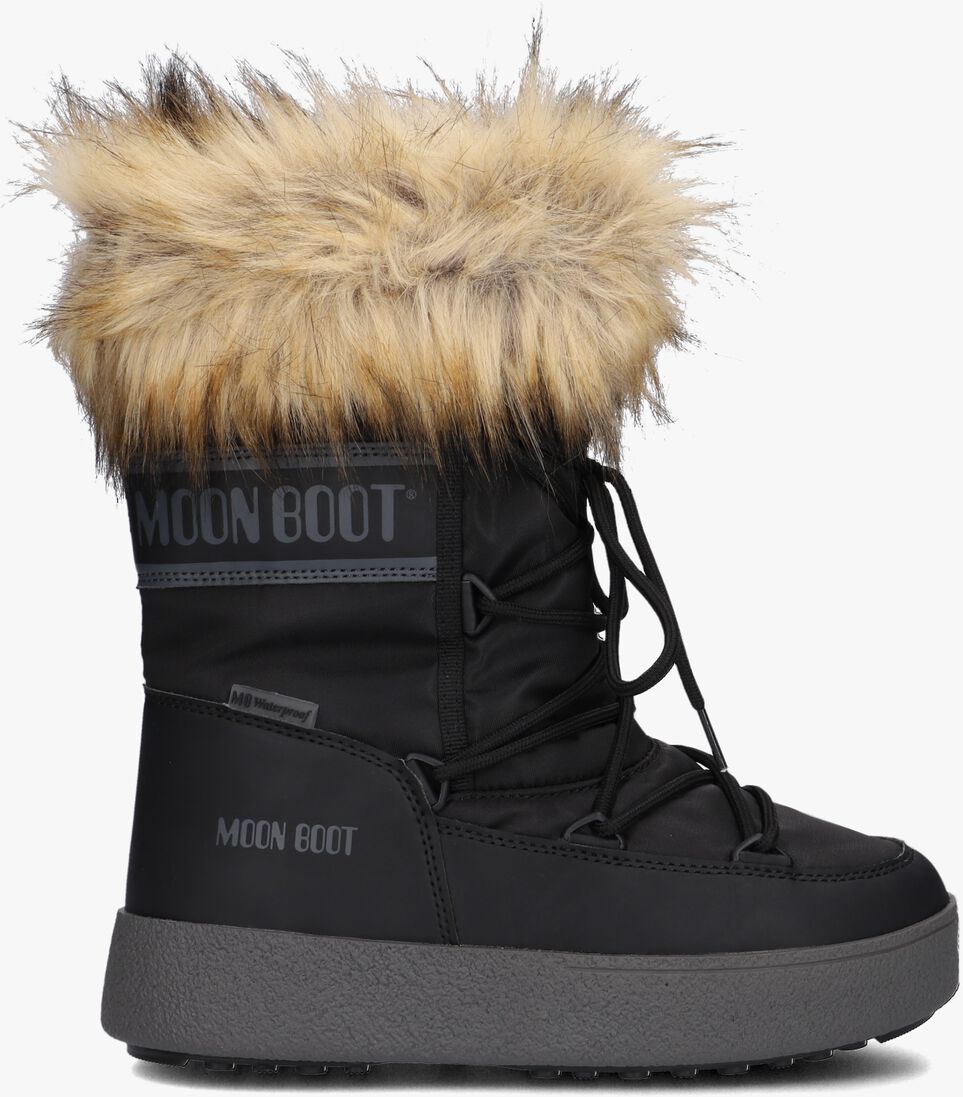 MOON BOOT zwarte moon boot  mb ltrack monaco low