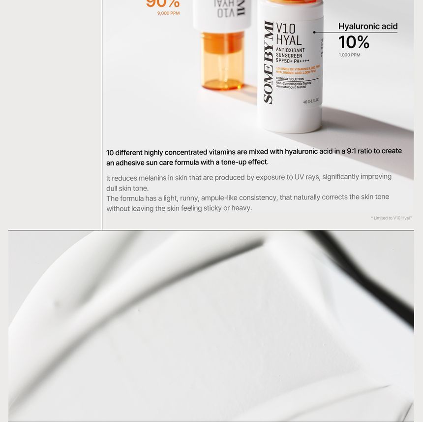 SOME BY MI - V10 Hyal Antioxidant Zonnebrandcrème