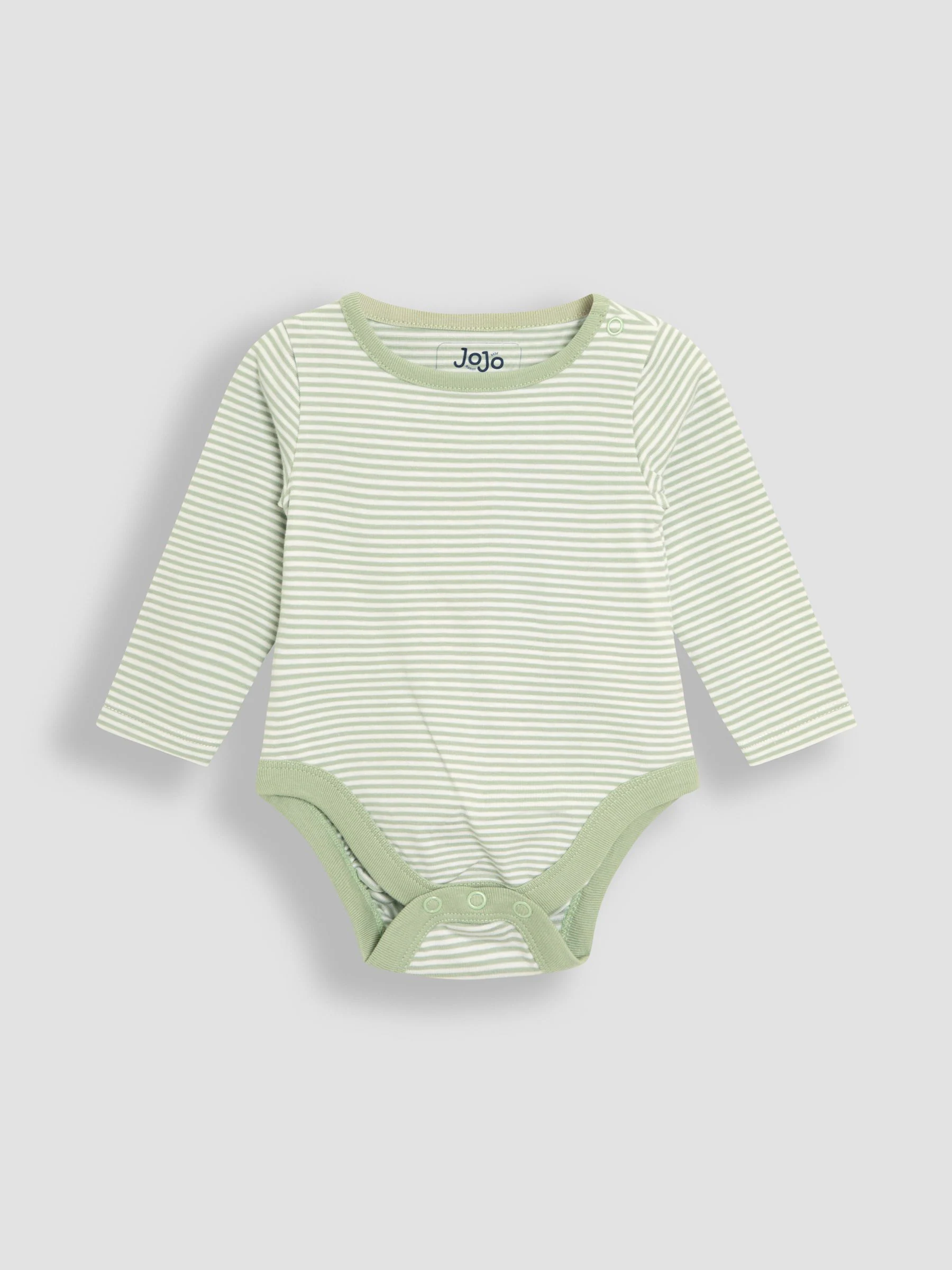 JoJo Maman Bébé Cotton Footed 2-Piece Dungarees Set